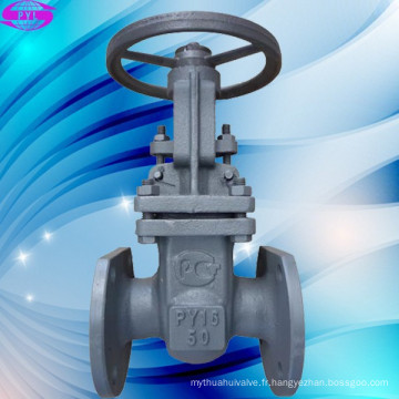 Valve de porte standard russie pn16 pour le chauffage de l&#39;eau avec un poids